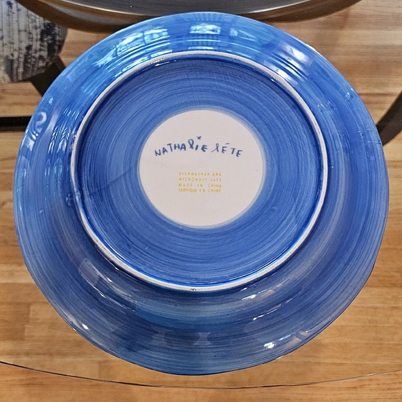 Nathalie Lete Plate Joyeux Anniversaire Birthday Francophile By Anthropologie - Picture 4 of 7